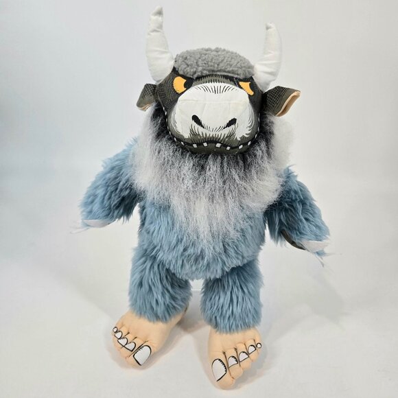 Where the Wild Things Are Blue Bernard Plush Stuffed Animal Crocodile Creek 16" - Picture 1 of 11